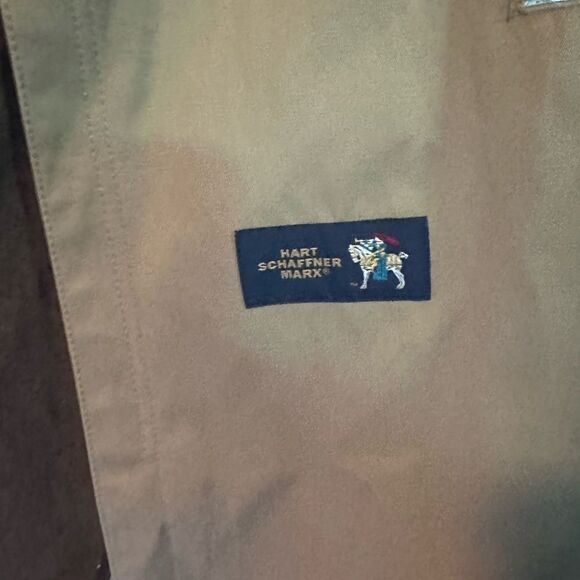 Hart Schaffner Marx Men's Burnett Trench Coat sz 44 - Picture 7 of 14